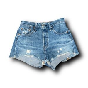 Denim Distressed Women Shorts